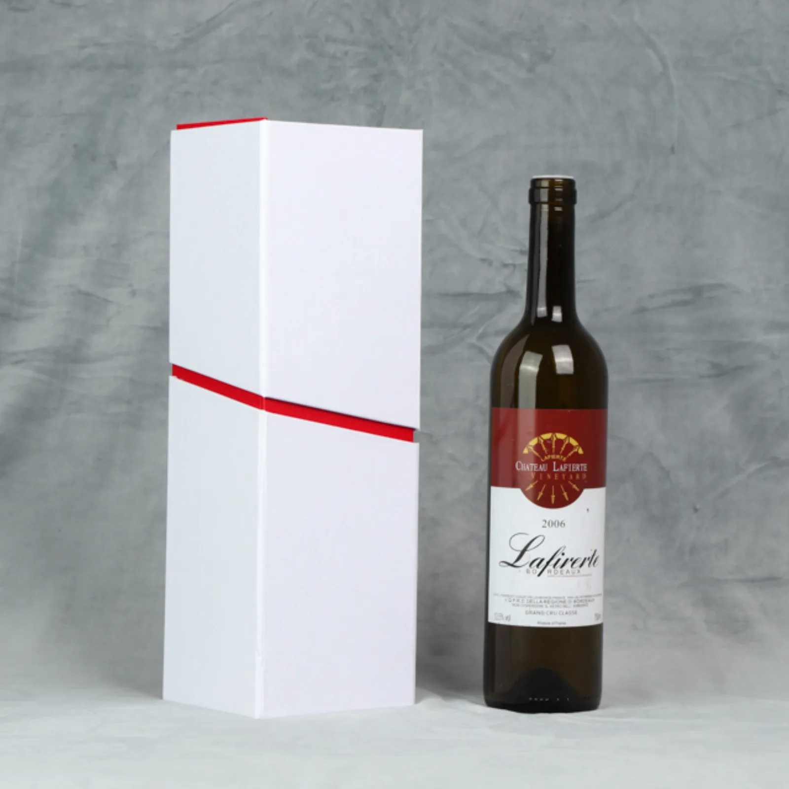 Foldable Magnetic Wine Box for Single Bottle 2