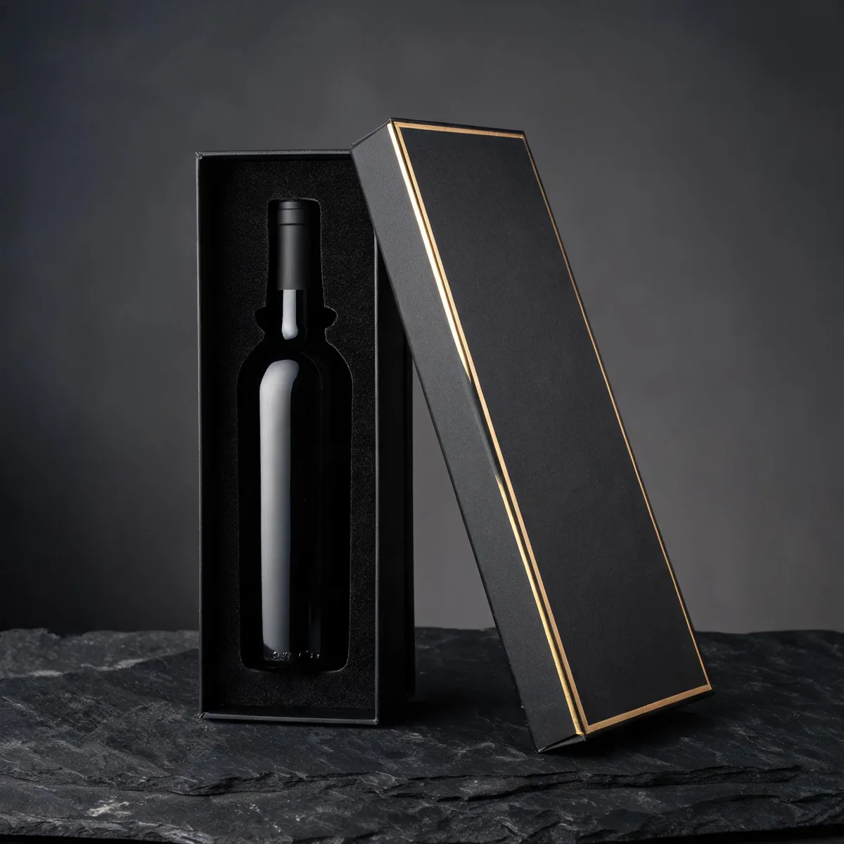 Black Wine Box